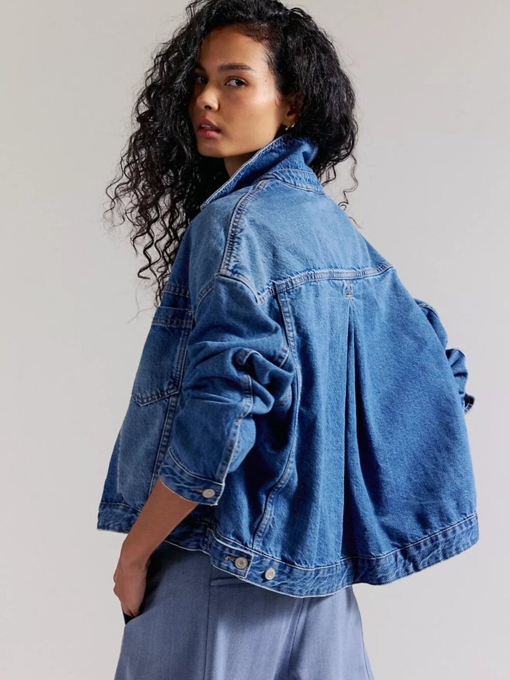 We The Free Opal Swing Denim Jacket